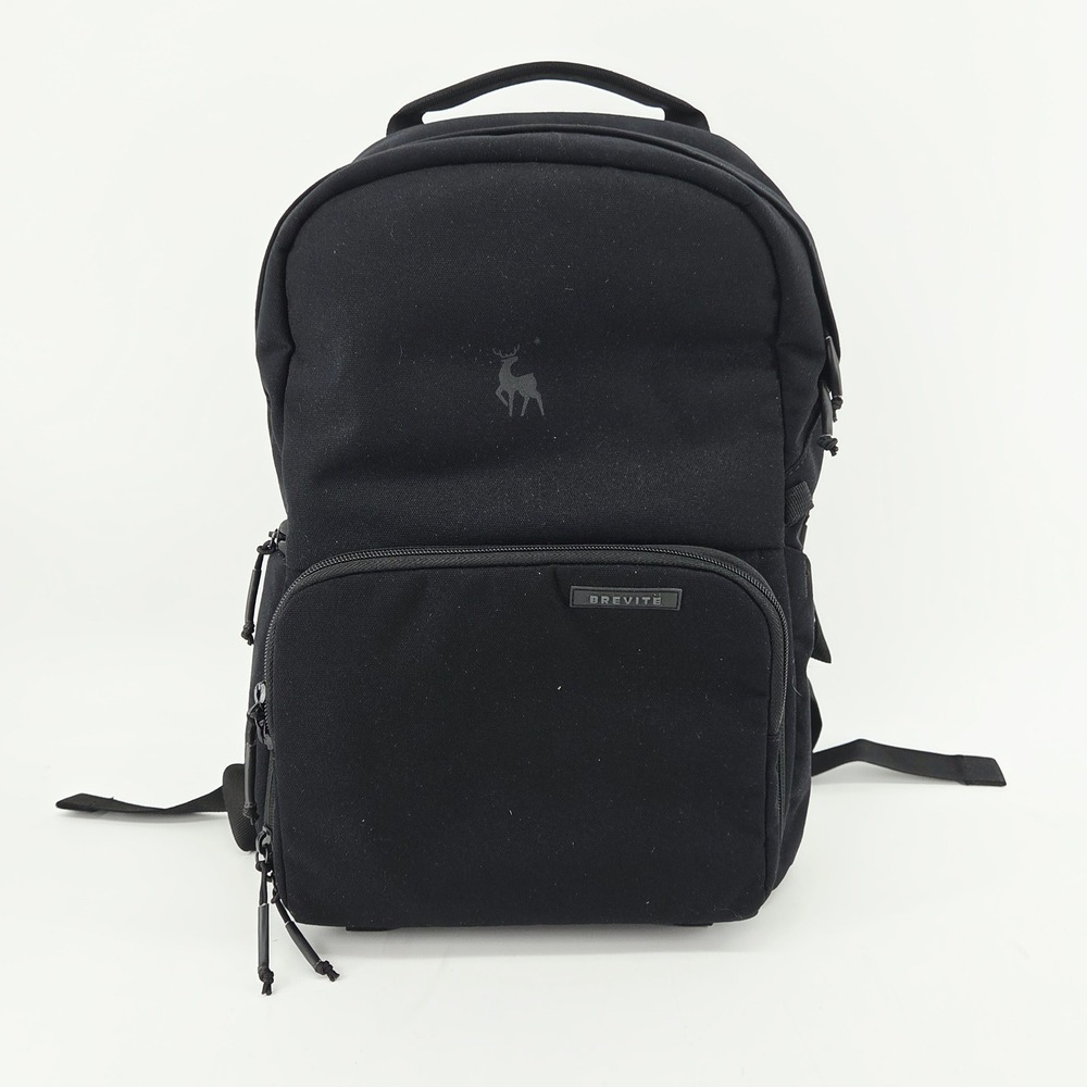 Brevite The Jumper Camera Organizer Backpack Black Laptop Bag w/ Inserts